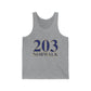 203 Norwalk Unisex Jersey Tank