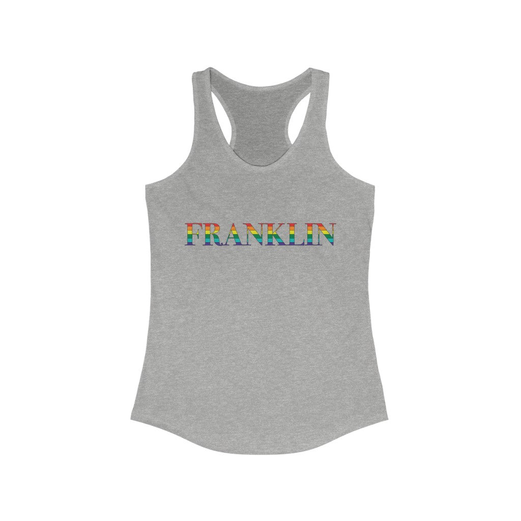 Franklin Rainbow Women's Ideal Racerback Tank