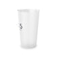 1835 Small Minuteman Frosted Pint Glass, 16oz