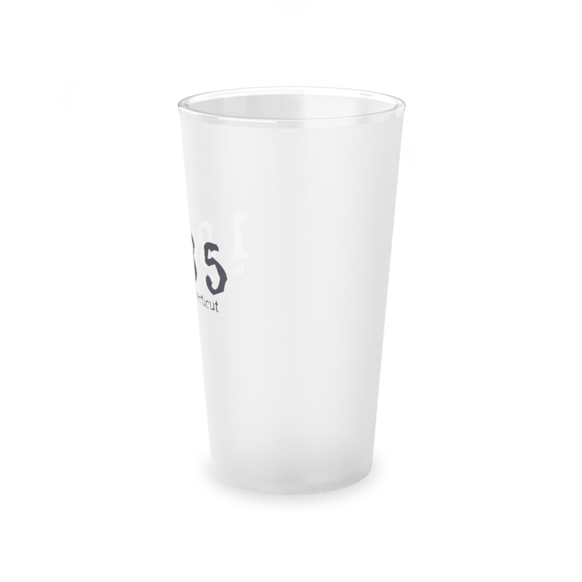 1835 Small Minuteman Frosted Pint Glass, 16oz