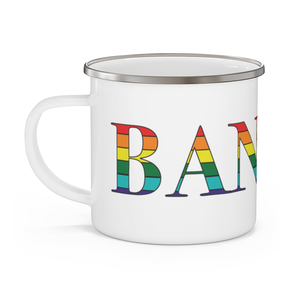 Bangor Rainbow Enamel Camping Mug