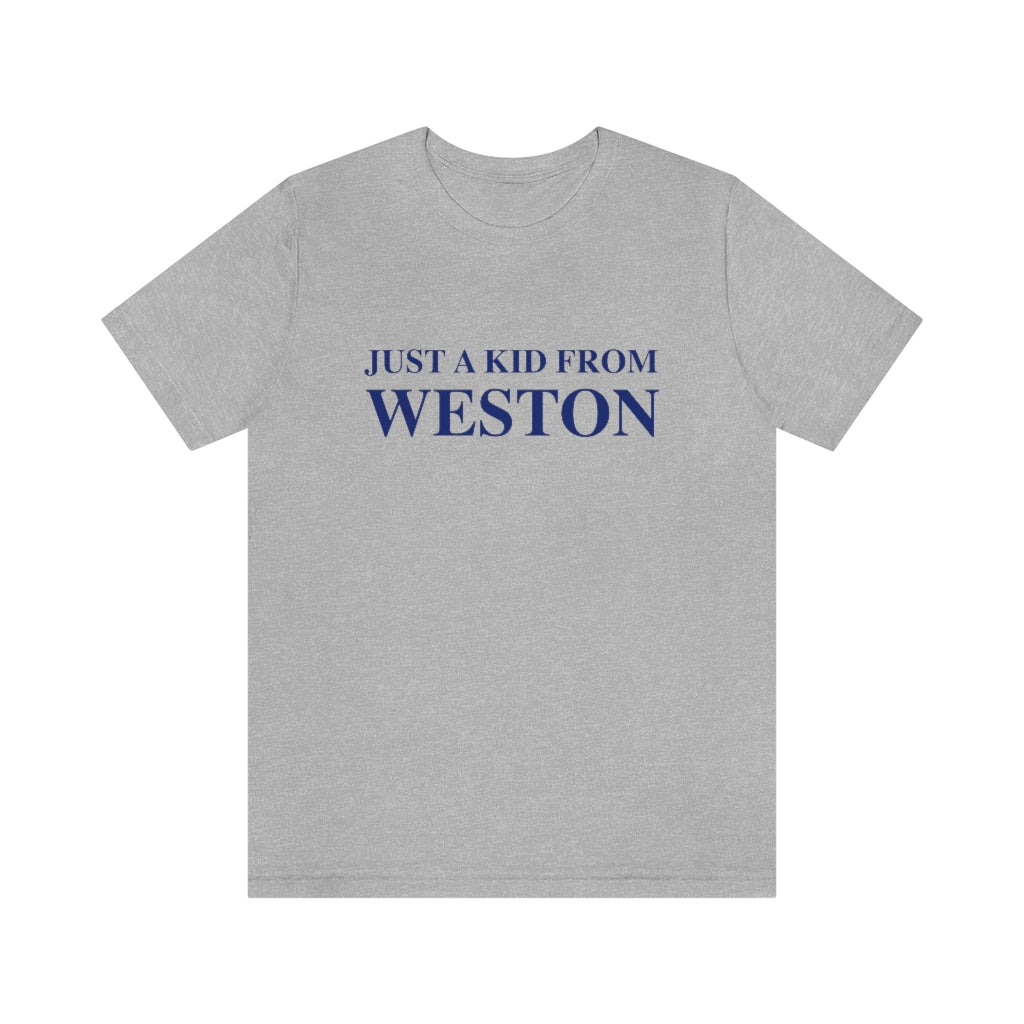 Just a kid from Weston, Weston, Connecticut tee shirts, hoodies sweatshirts, mugs and other apparel, home gifts and souvenirs. Proceeds of this collections goes to help Finding Connecticut’s brand. Free USA shipping 