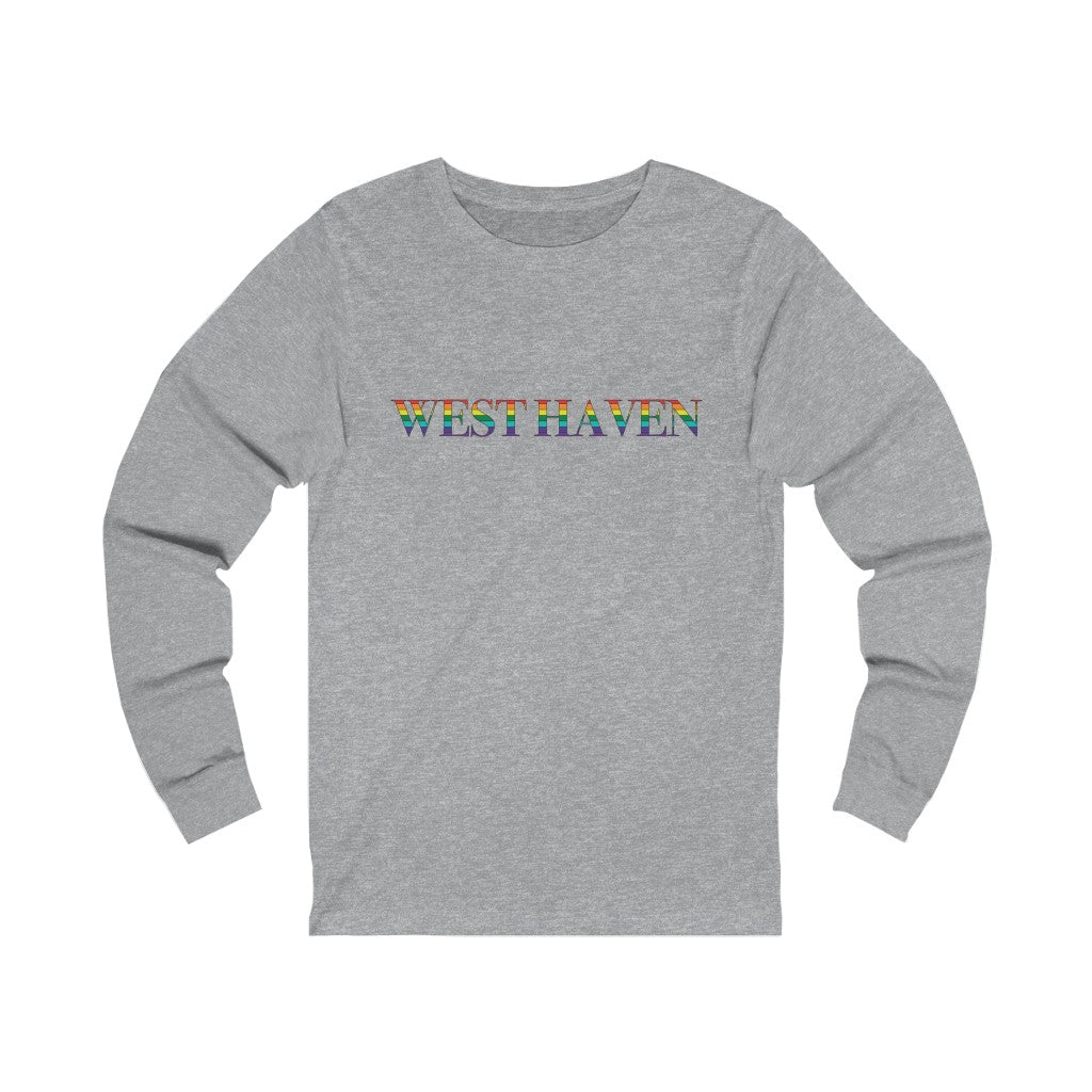 West Haven Rainbow Unisex Jersey Long Sleeve Tee