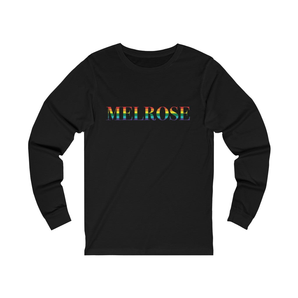 Melrose Rainbow Unisex Jersey Long Sleeve Tee