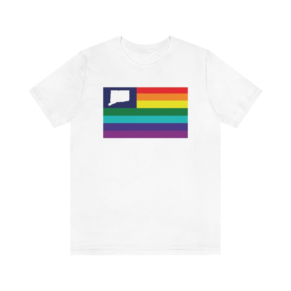 Connecticut Pride Flag Unisex Jersey Short Sleeve Tee