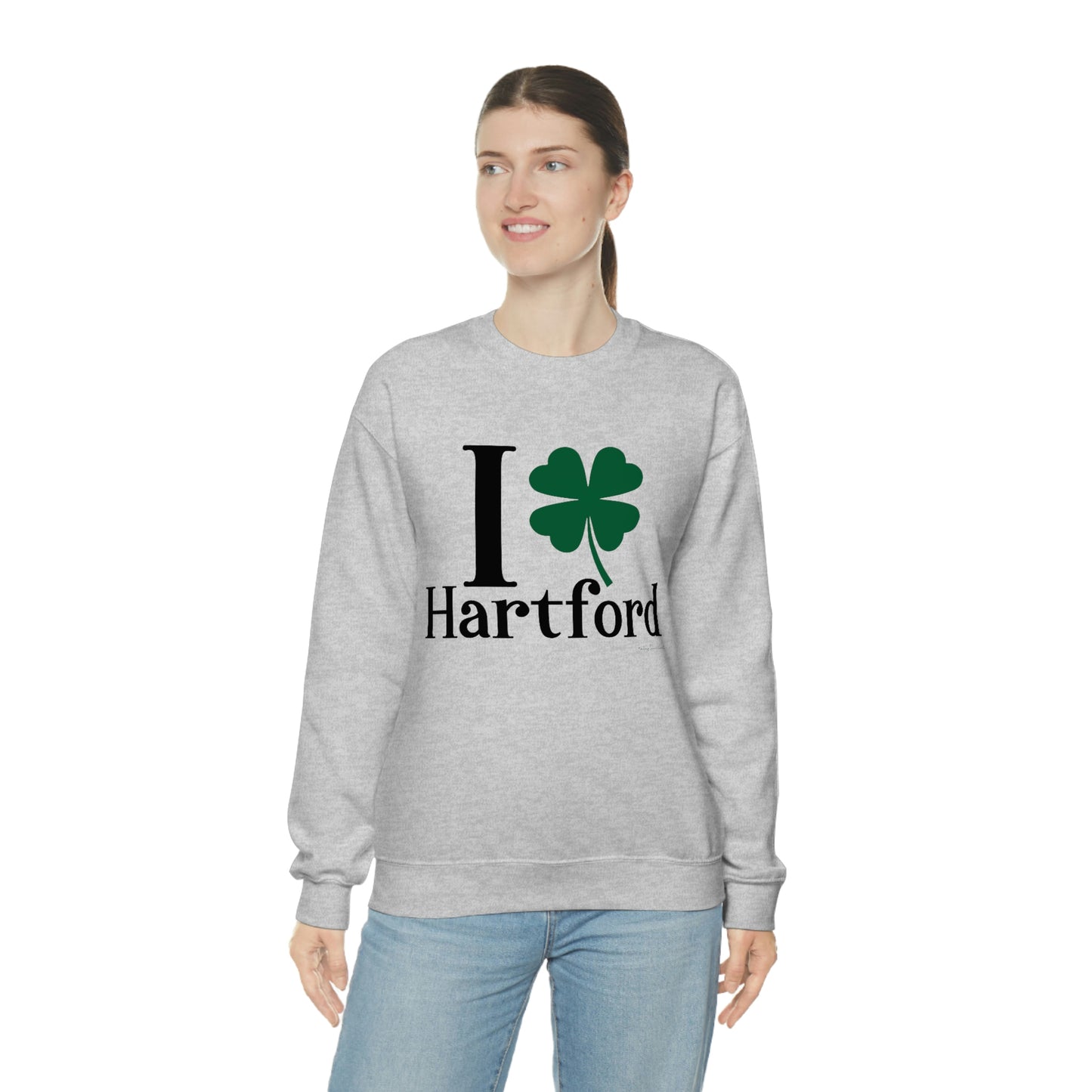 I Clover Hartford Unisex Heavy Blend™ Crewneck Sweatshirt