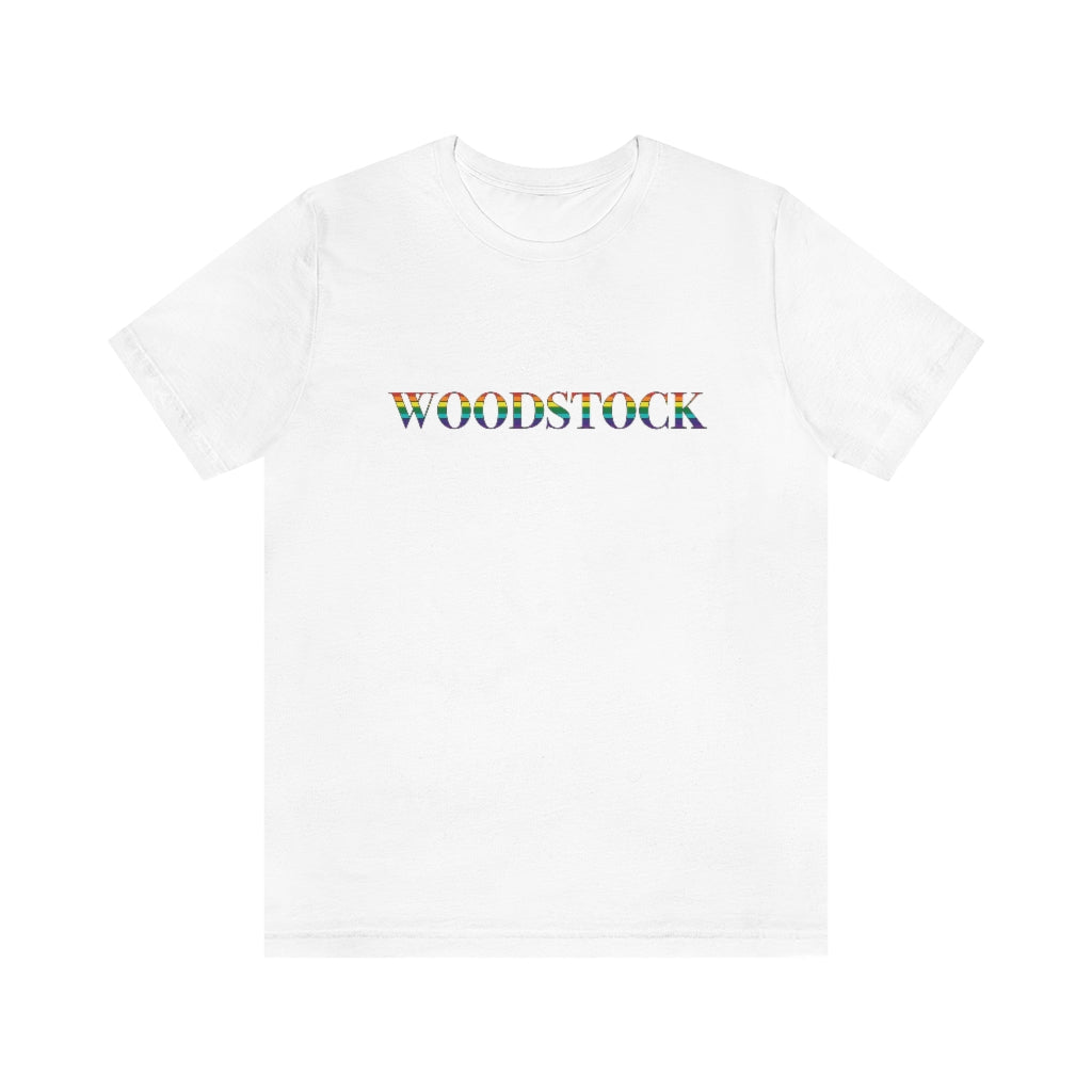 Woodstock Rainbow Unisex Jersey Short Sleeve Tee