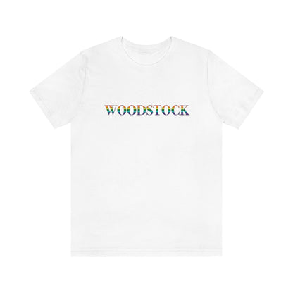 Woodstock Rainbow Unisex Jersey Short Sleeve Tee