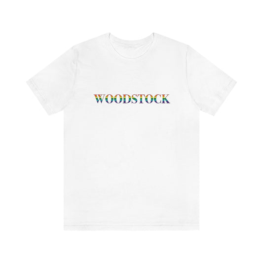 Woodstock Rainbow Unisex Jersey Short Sleeve Tee