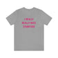 I really really miss Stamford Unisex Jersey Short Sleeve Tee