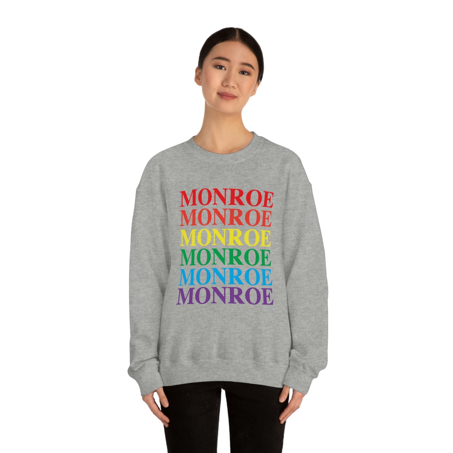 Monroe Pride Unisex Heavy Blend™ Crewneck Sweatshirt