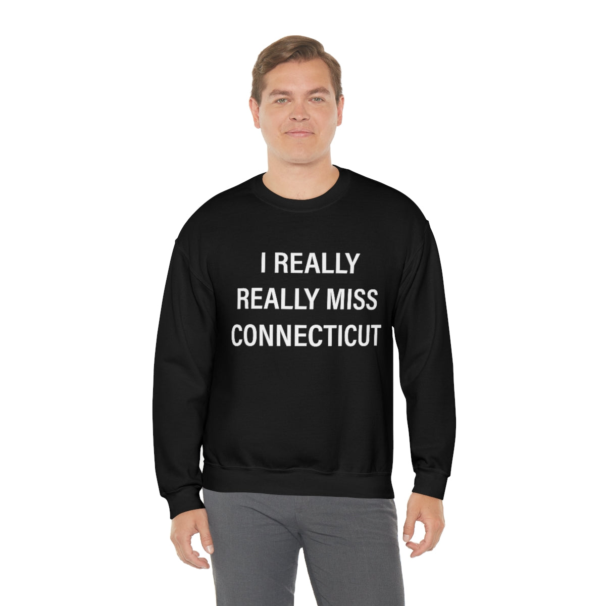 I Really Really Miss Connecticut Unisex Heavy Blend™ Crewneck Sweatshirt