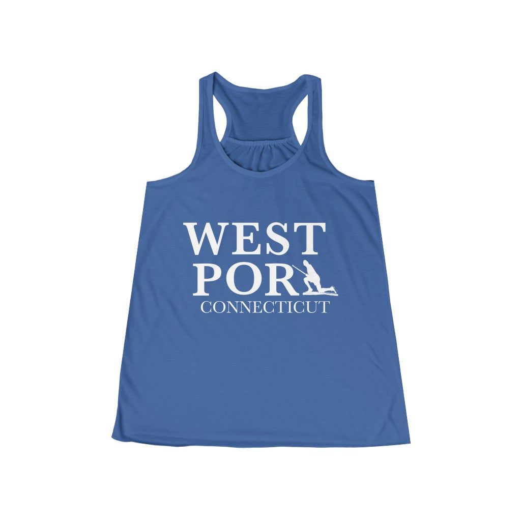 Westport Connecticut Women's Flowy Racerback Tank