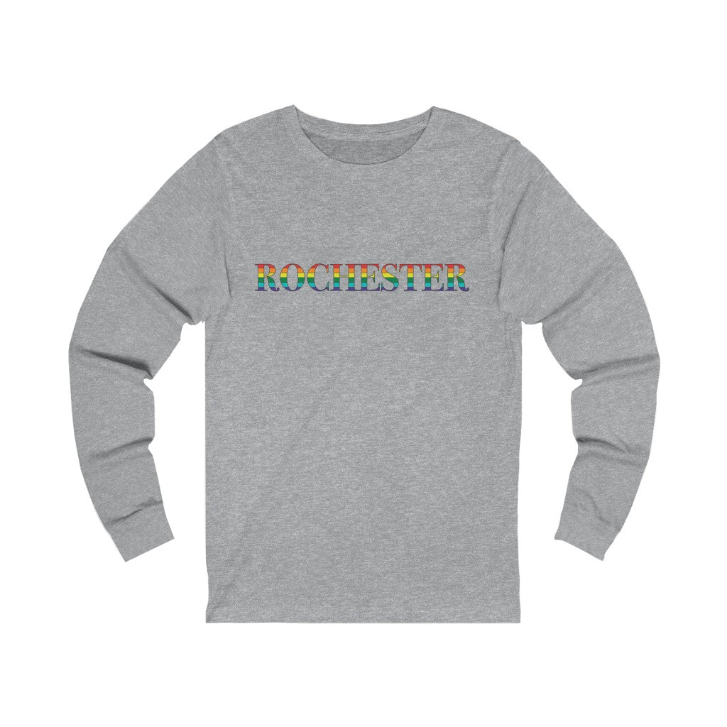 Rochester Rainbow Unisex Jersey Long Sleeve Tee