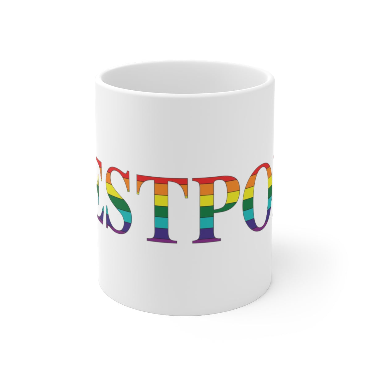 Westport Rainbow White Ceramic Mug