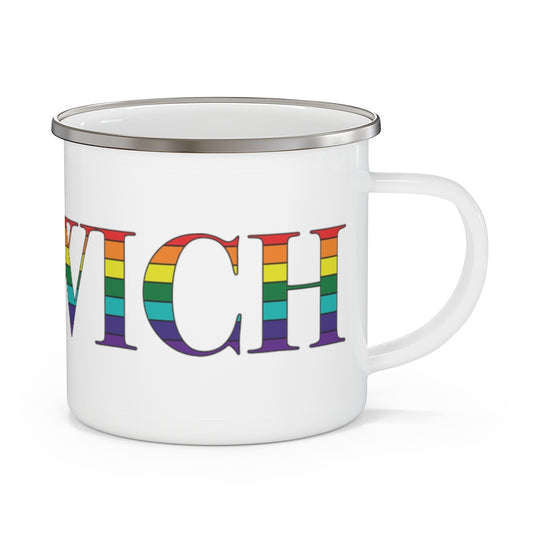 Norwich Rainbow Enamel Camping Mug