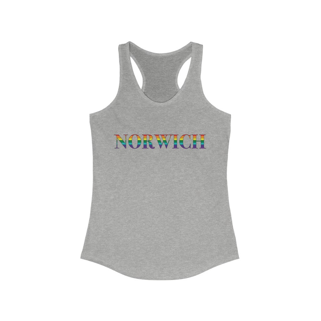 Norwich Rainbow Women's Ideal Racerback Tank