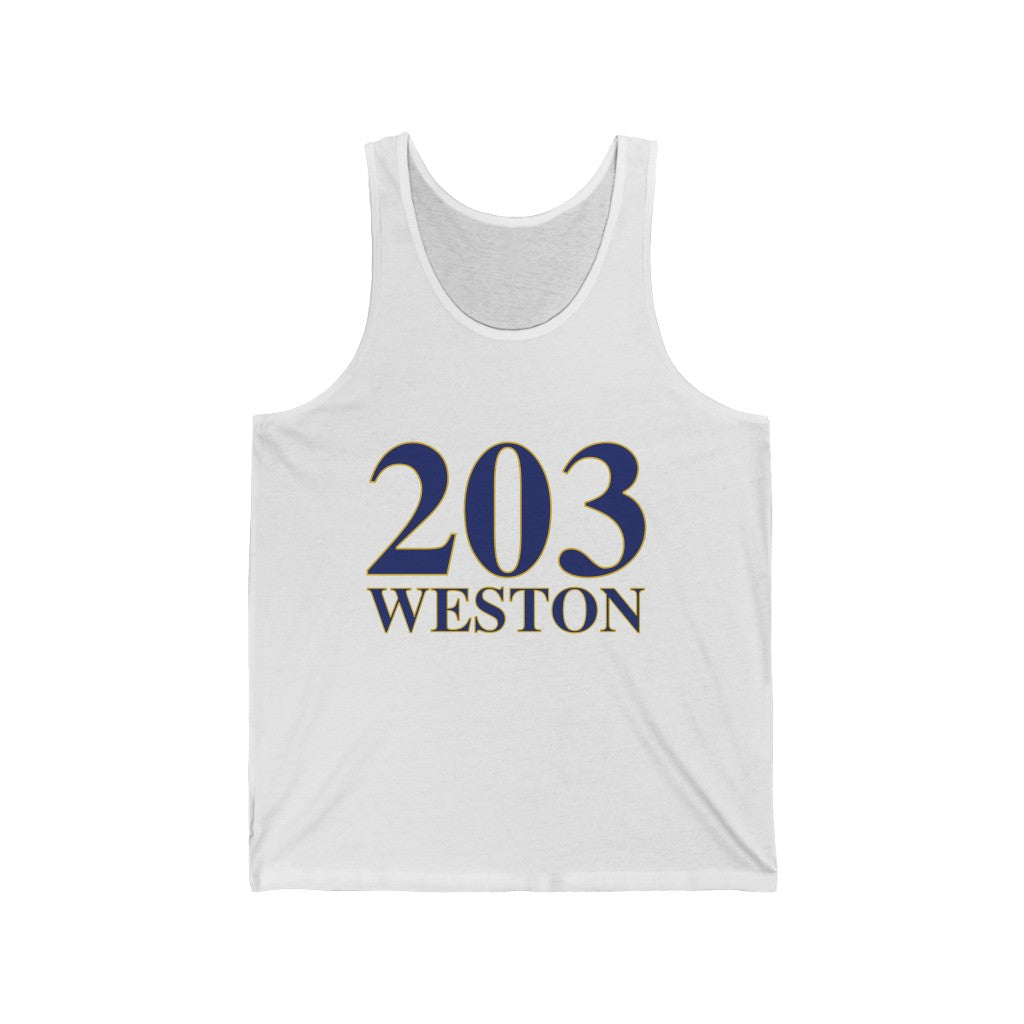 203 Weston Unisex Jersey Tank