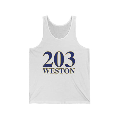 203 Weston Unisex Jersey Tank