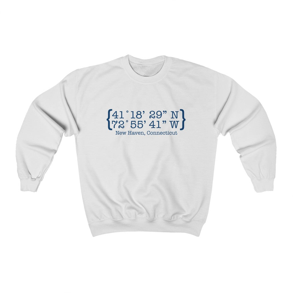 New Haven Coordinates Unisex Heavy Blend Crewneck Sweatshirt