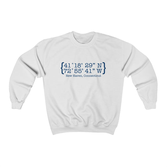 New Haven Coordinates Unisex Heavy Blend Crewneck Sweatshirt