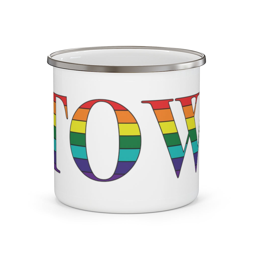 Stowe Rainbow Enamel Camping Mug