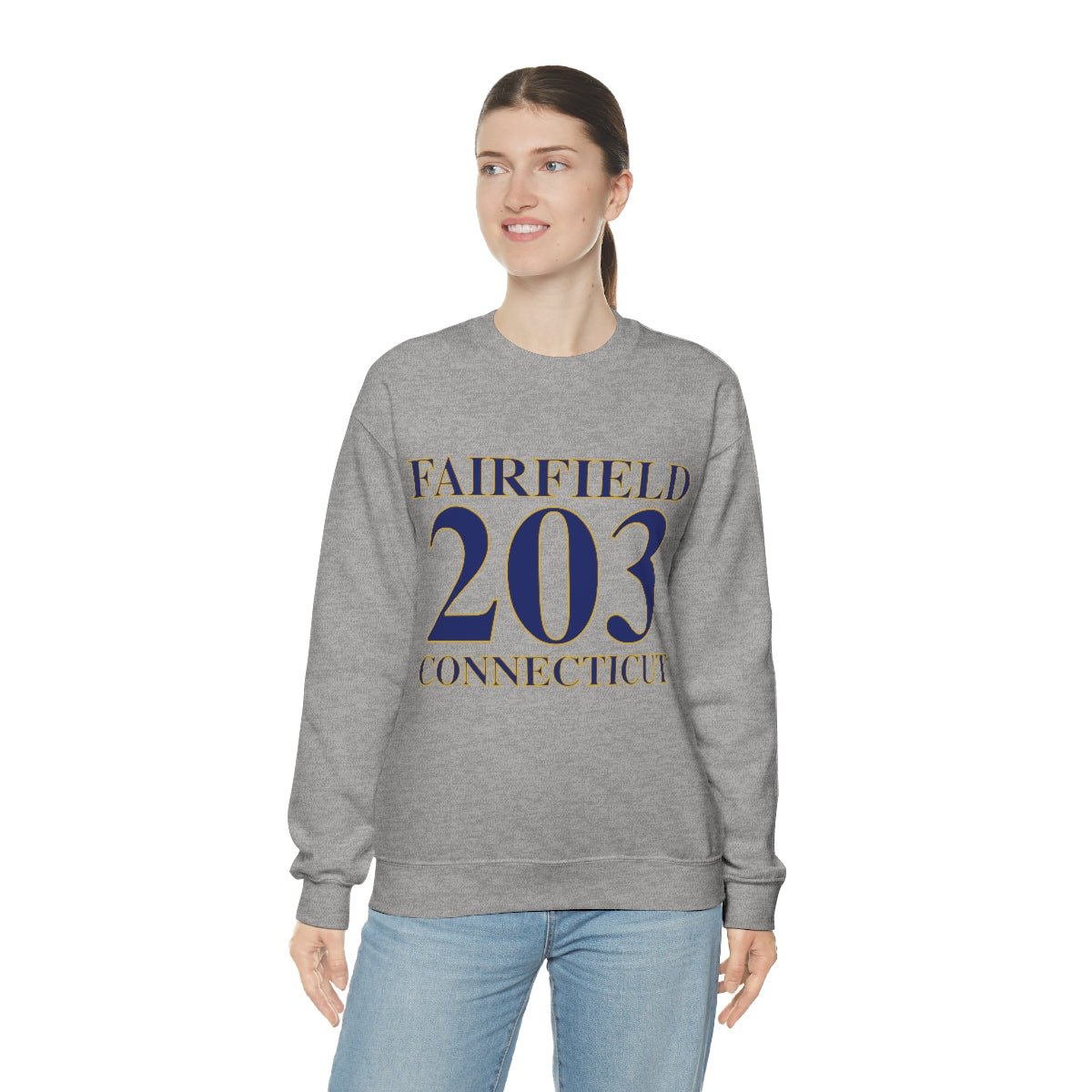 Fairfield 203 Connecticut Unisex Heavy Blend™ Crewneck Sweatshirt