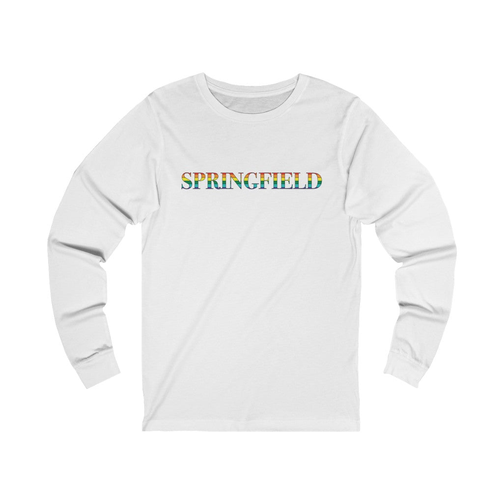 Springfield Rainbow Unisex Jersey Long Sleeve Tee