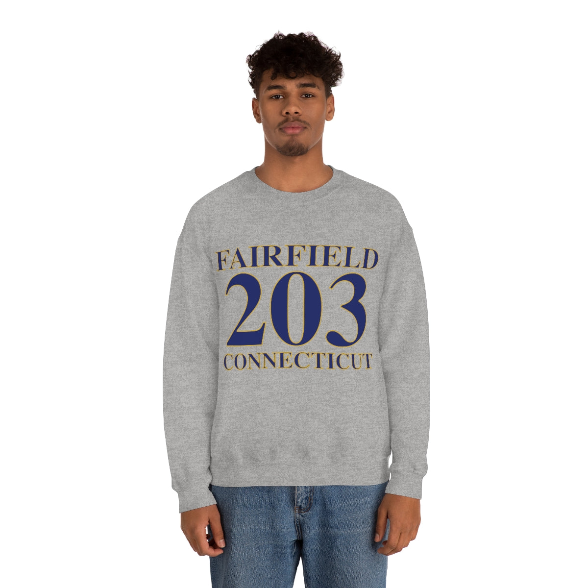 Fairfield 203 Connecticut Unisex Heavy Blend™ Crewneck Sweatshirt