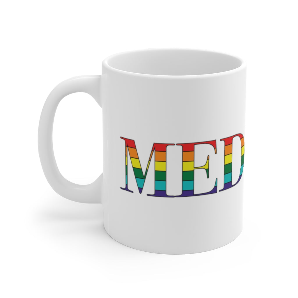 Medford Rainbow  White Ceramic Mug