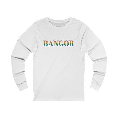 Bangor Rainbow Unisex Jersey Long Sleeve Tee