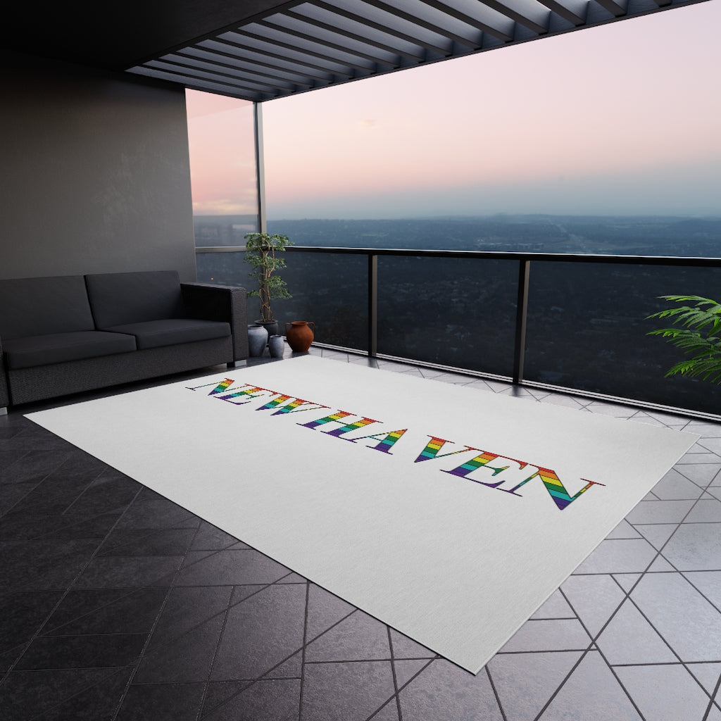 New Haven Rainbow Outdoor Rug