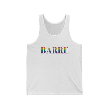 Barre Rainbow Unisex Jersey Tank