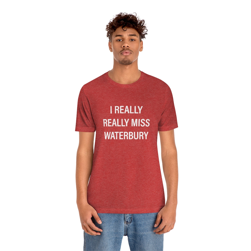 I Really Really Miss Waterbury Unisex Jersey Short Sleeve Tee