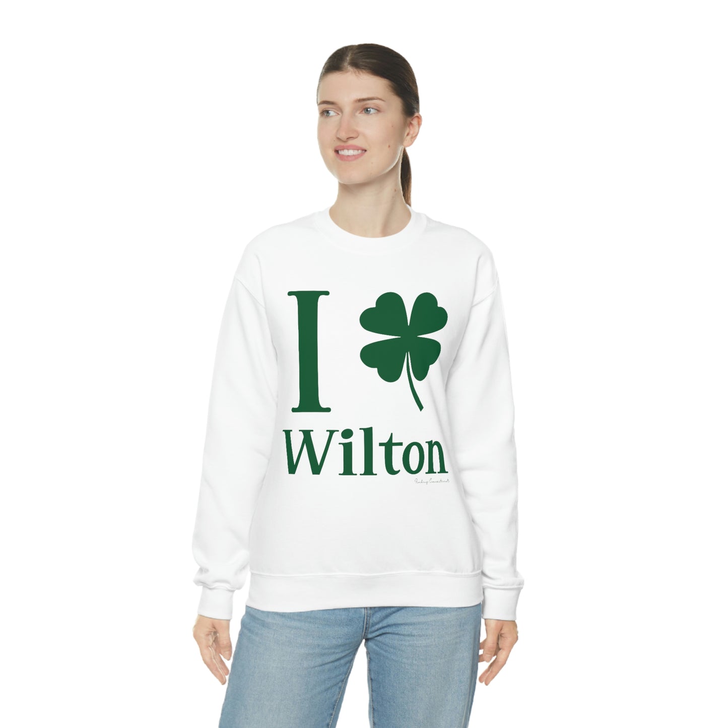 I Clover Wilton (Green)   Unisex Heavy Blend™ Crewneck Sweatshirt