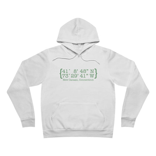  New Canaan Coordinates Unisex Sponge Fleece Pullover Hoodie  Does New Canaan, Connecticut always have a special place in your heart. The Coordinates collection marks the spot for the special place you have ties to.   Proceeds helps grow Finding New Canaan and Finding Connecticut's brand grow. 