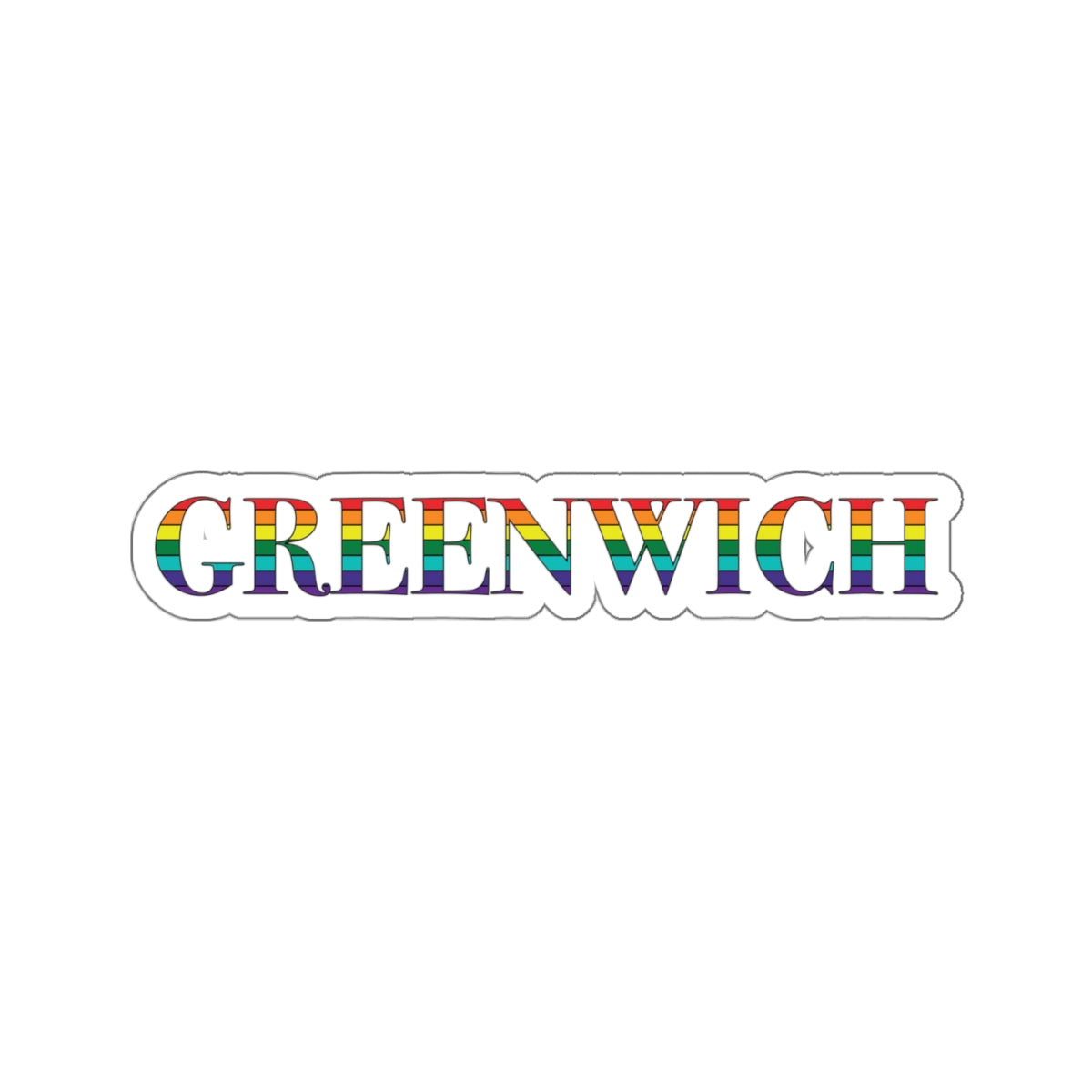 greenwich ct pride sticker 