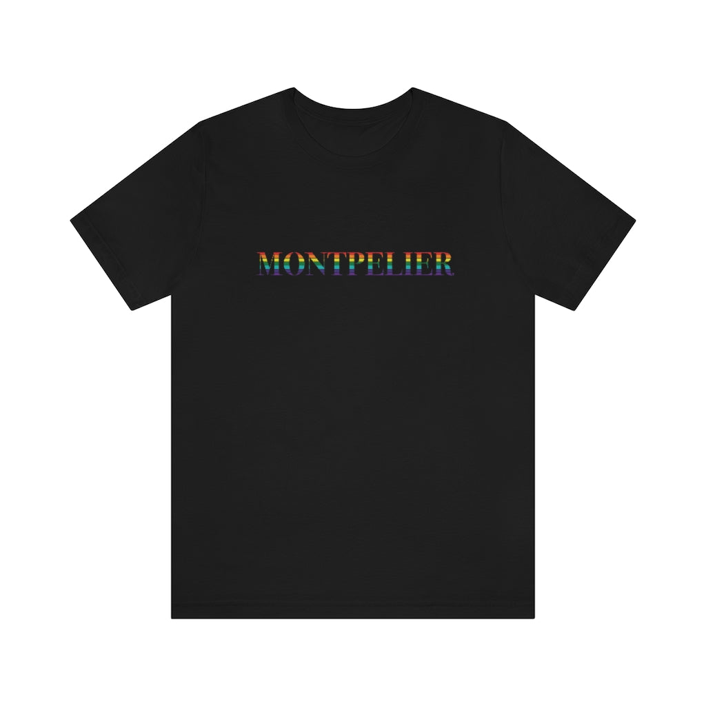 Montpelier Rainbow Unisex Jersey Short Sleeve Tee