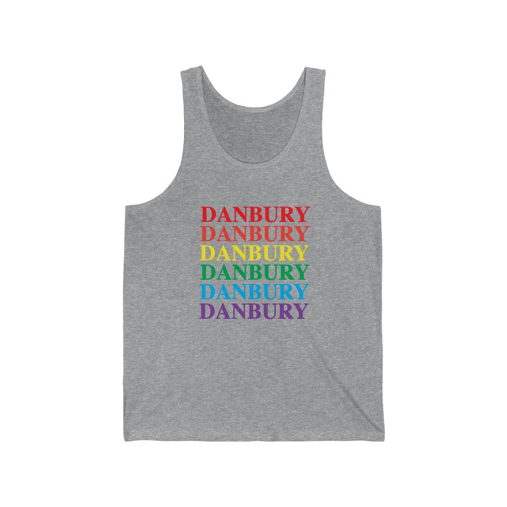 danbury connecticut pride unisex tank top 