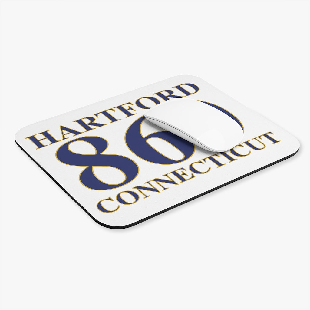 Hartford 860 Connecticut Mouse Pad 860 Hartford Collection. Inspired by the Connecticut flag and the 860! Show off for your pride for Connecticut and Hartford!   Proceeds of this collection go to help build Finding Connecticut’s website and brand. • Free USA shipping   Click here to go to our home page 