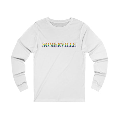 Somerville Rainbow Unisex Jersey Long Sleeve Tee