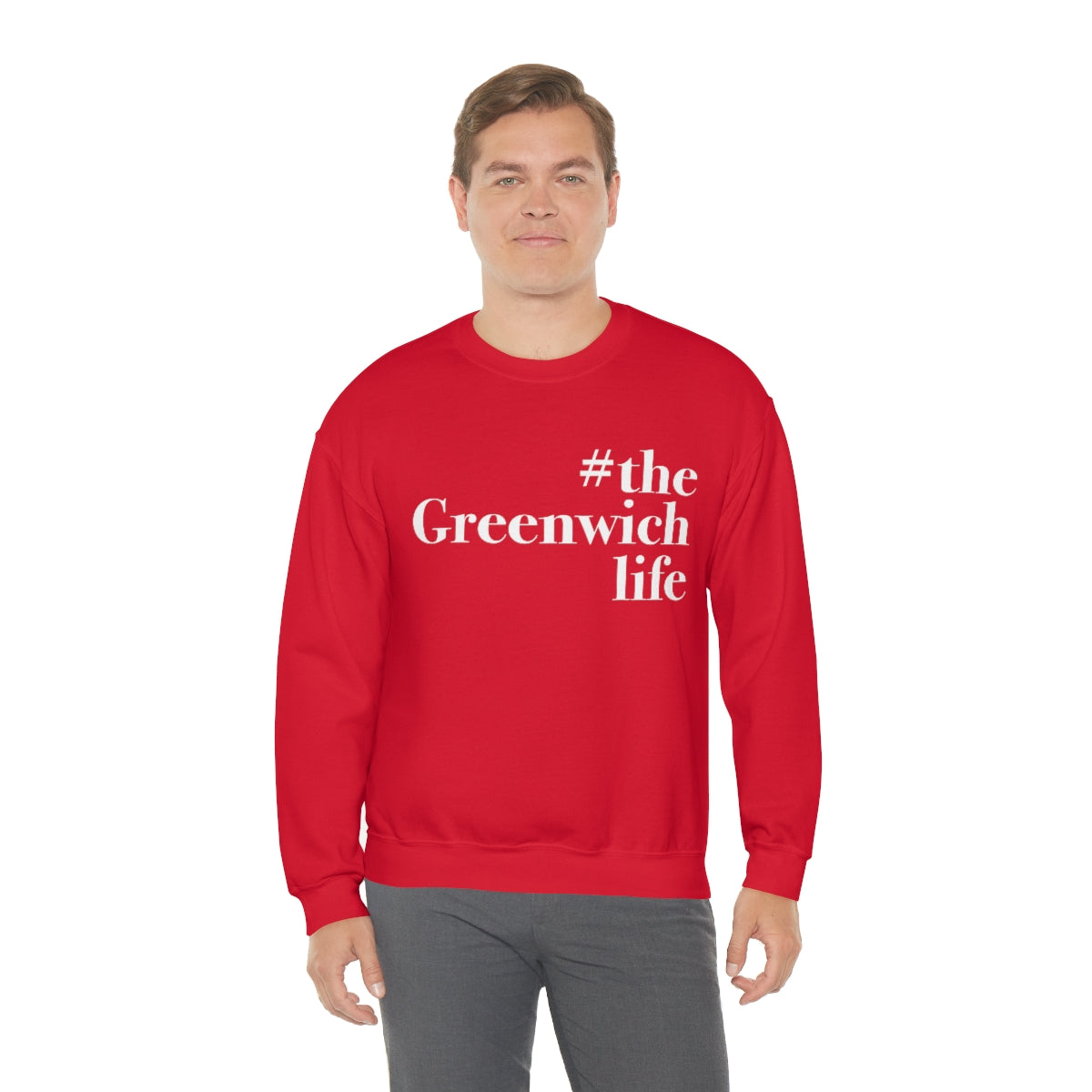 #thegreenwichlife Unisex Heavy Blend™ Crewneck Sweatshirt