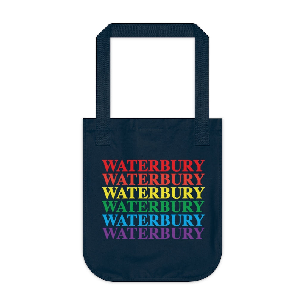 Waterbury Pride Organic Canvas Tote Bag