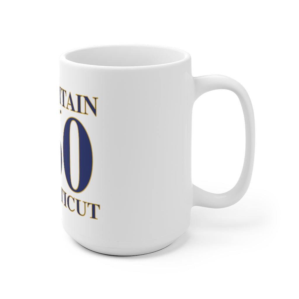 New Britain 860 Connecticut White Ceramic Mug