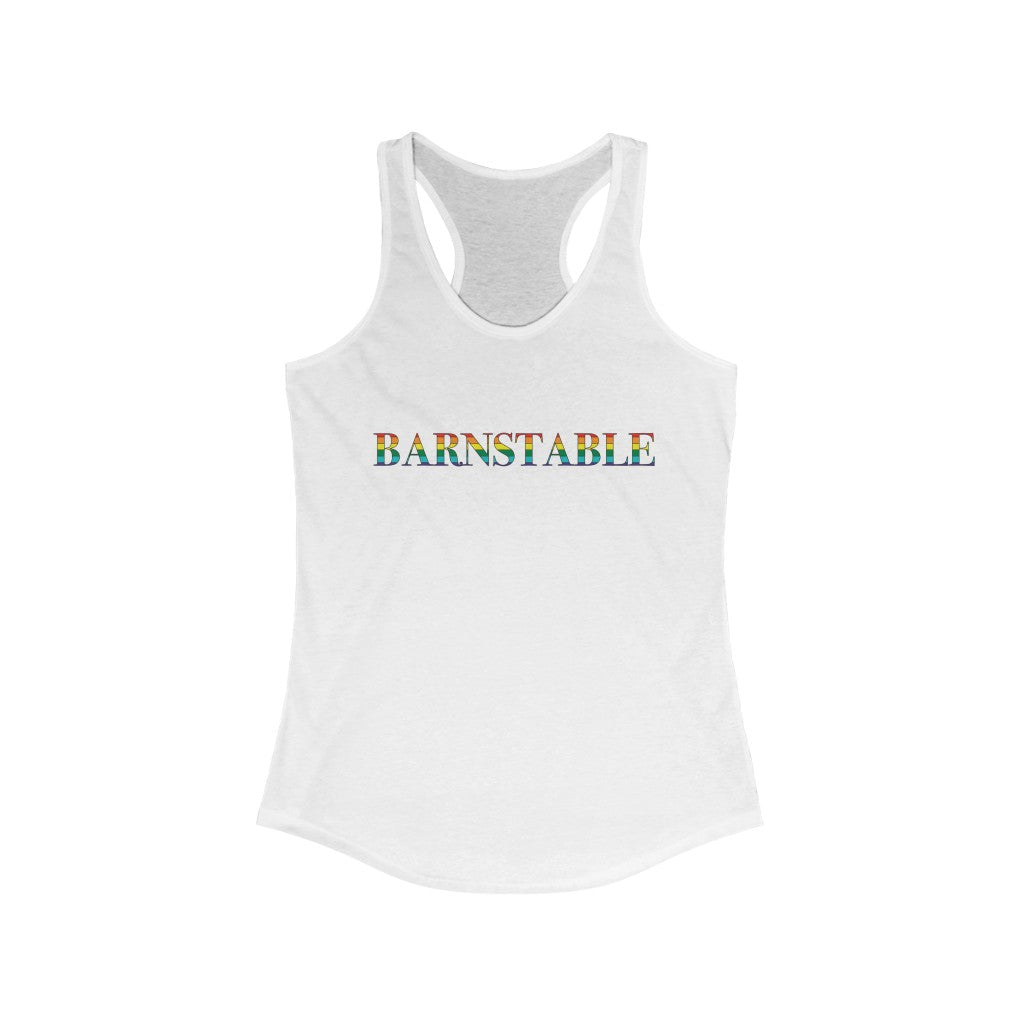 Barnstable Rainbow Women's Ideal Racerback Tank