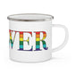 Brewer Rainbow Enamel Camping Mug