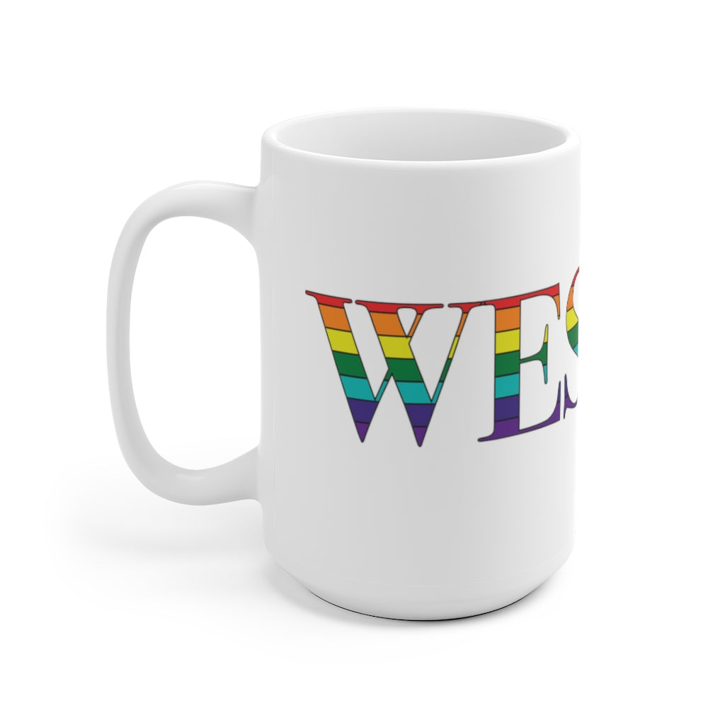 Do you have Weston Pride? Weston, Connecticut apparel and gifts including mugs including LGBTQ inspired apparel and gifts. 10% of pride sales are donated to a Connecticut LGBTQ organization. Free shipping! 