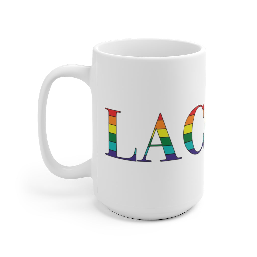 Laconia Rainbow White Ceramic Mug