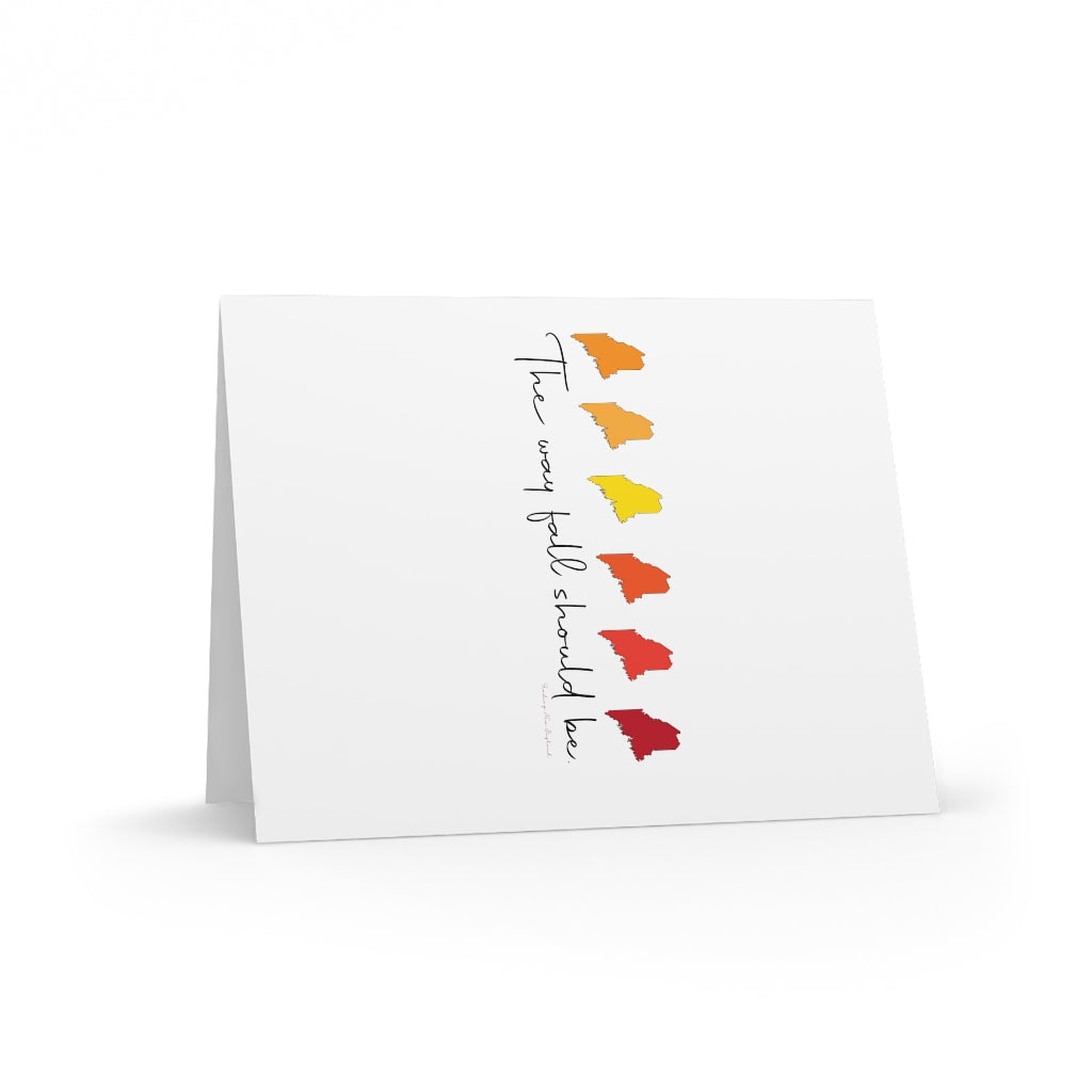 The Way Fall Should Be Greeting cards (8, 16, and 24 pcs)