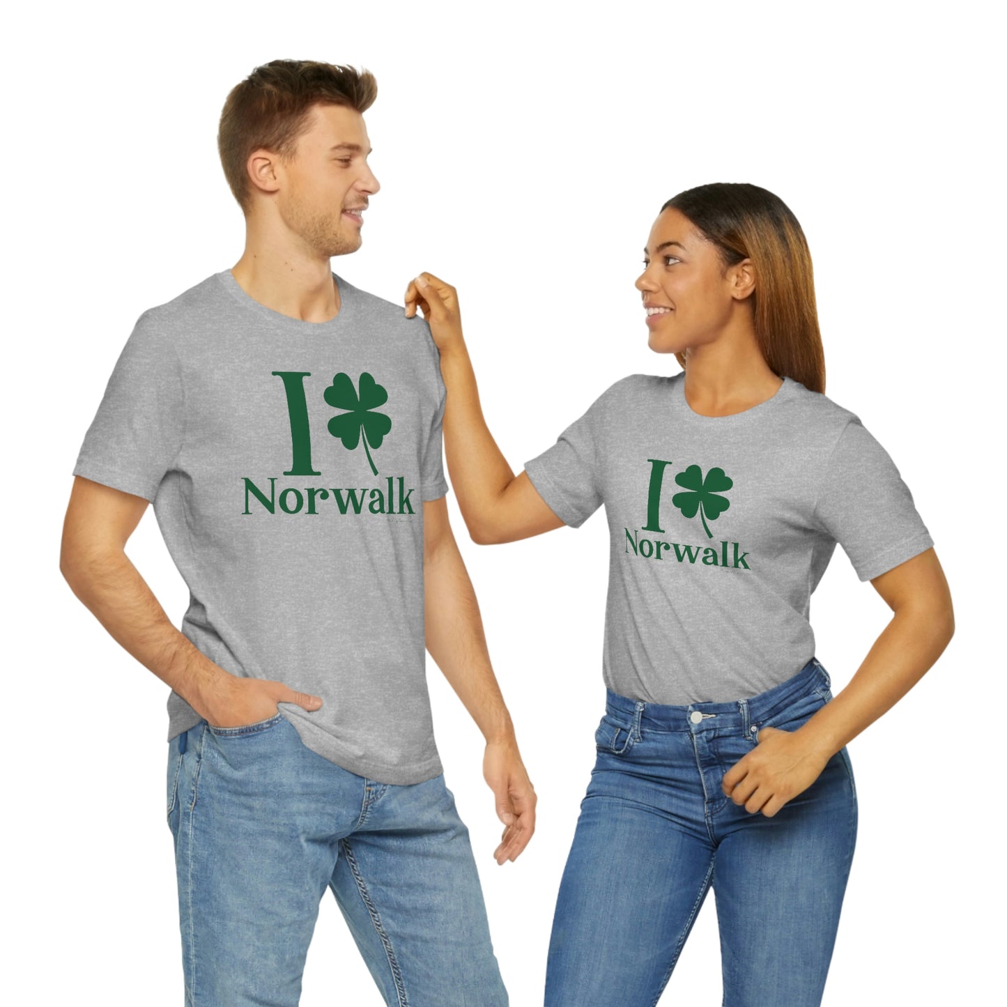 I Clover Norwalk (Green) Unisex Jersey Short Sleeve Tee